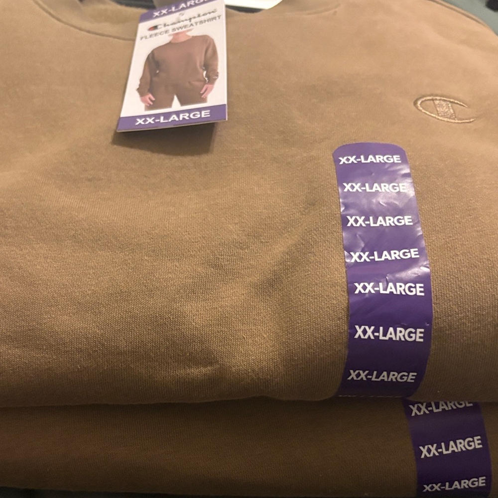Champion Taupe Sweatshirt and Joggers Set Size XXL - Picture 6 of 6